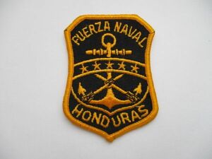 【送料無料】ホンジュラス海軍FUERZA NAVAL HONDURASパッチ刺繍ワッペン/Aホンジュラス軍ネイビーNAVY海軍FFAAHミリタリー M51