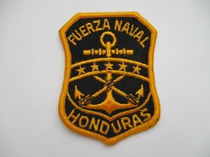 【送料無料】ホンジュラス海軍FUERZA NAVAL HONDURASパッチ刺繍ワッペン/ホンジュラス軍ネイビーNAVY海軍FFAAHミリタリー M51