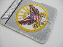 【送料無料】アメリカ海軍U.S.NAVYパッチ刺繍ワッペン/patchesエンブレムUNITED STATES紋章ネイビーNAVYロゴ米海軍USN米軍US白頭鷲 M51_画像5