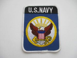 【送料無料】アメリカ海軍U.S.NAVYパッチ刺繍ワッペン/patchesエンブレムUNITED STATES紋章ネイビーNAVYロゴ米海軍USN米軍US白頭鷲 M51