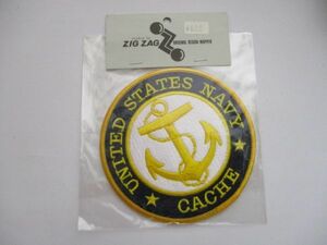 【送料無料】アメリカ海軍UNITED STATES NAVY CACHEパッチ刺繍ワッペン/AネイビーNAVY米海軍USN米軍USSミリタリーAO-67 M51