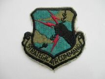 【送料無料】アメリカ空軍STRATEGIC AIR COMMAND戦略航空軍団パッチ刺繍ワッペン/SACエアフォースAIR FORCE米空軍USAF米軍US M53_画像1