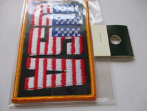 【送料無料】アメリカUSA星条旗 パッチ刺繍ワッペン/国旗FLAG PATCH米軍patchesフラッグBミリタリーARMY徽章アーミー装備サバゲー M56_画像5
