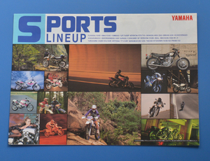 ヤマハ　スポーツ　ラインナップ　YAMAHA　SPORTS LINEUP　1993年5月　カタログ　FJ1200A VMAX TDM850 YZF750 FZX750 SRX【Y1990-14】