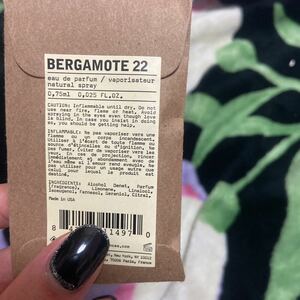 正規品 LELABO- BERGAMOTE 22 ミニ香水