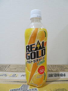 ■REAL GOLD ウルトラチャージ LEMON 490ml 44本 コカ・コーラ社 リアルゴールド