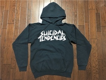 スーサイダルテンデンシーズ Ｓｕｉｃｉｄａｌ Ｔｅｎｄｅｎｃｉｅｓ バンダナ スカル スウェット パーカ 黒 ブラック Ｍ バンド フーディ_画像3