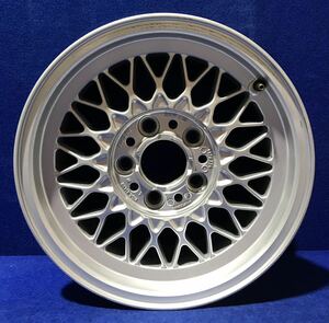 BMW E34＊5シリーズ純正OP＊15インチ旧車ホイール＊15x7J/オフセット+20/PCD120-5H＊1本のみ＊当時物 !