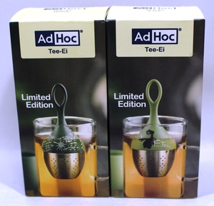 AdHoc（ドイツ） 茶こし　２個セット　茶葉を入れてカップに浮かせるタイプです