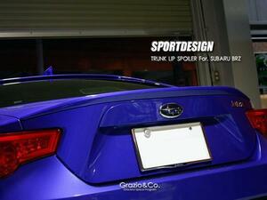 グラージオ スバル BRZ ZC6 前期 トランクリップスポイラー