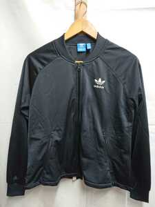 3994 postage 520 jpy adidas Adidas jumper blouson jacket sport wear USED lady's unisex size image verifying .