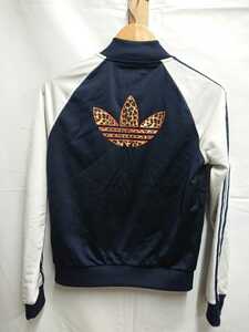 3999 postage 520 jpy adidas Adidas jumper blouson jacket L size USED lady's unisex size image verifying .