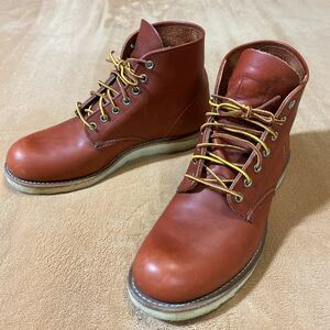 レッドウィング RED WING 8166 CLASSIC PLAIN TOEプレーントゥ ブラウン 26.0cm 中古