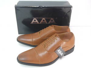 9 新品 訳有 AAA+ 46EEE（28.0） ビジネスシューズ LBR ライトブラウン 紳士靴 大きいサイズ