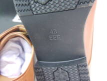 18 新品 訳有 AAA+ 48EEE（29.0） ビジネスシューズ LBR ライトブラウン 紳士靴 大きいサイズ メンズ_画像10