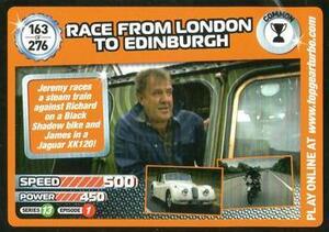 ★　トップギア・トレーディングカード　No.163 ジャガーXK120 Race from London to Edinburgh