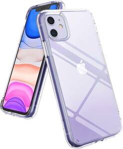 【即決価格】 iPhone11ケース ストラップホール付き 落下防止 カバー Qi ワイヤレス充電対応 Fusion Clear クリア ay204