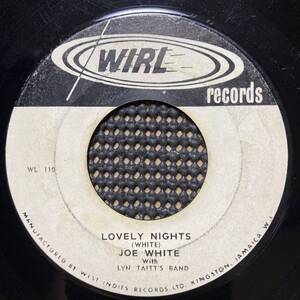 ‘67 // Joe White With Lynn Taitt's Band - Lovely Night / I Need You /// ジャマイカンソウル / バラード