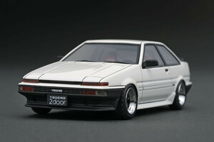 ■イグニッションモデル 1/43 トヨタスプリンタートレノ 2ドア GT Apex (AE86) ホワイト