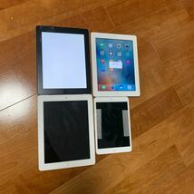 【ジャンク】apple iPad 4台管理番号：a105_画像1