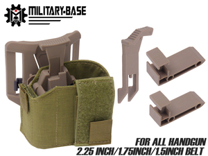 H7328DB　MILITARY BASE ハイブリッドユニバーサルホルスター for ベルト