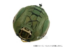 H7760BM　FMA バリスティックタイプ Mサイズ用 メッシュヘルメットカバー w/ ランヤード_画像4