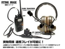 Z-044F　【正規代理店】Z-TACTICAL CMTC II HQ タクティカルヘッドセット FG_画像10