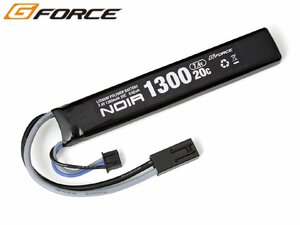 GF-BAT-005　G-FORCE Noir LiPo 7.4V 1300mAh ストックイン スティックタイプ