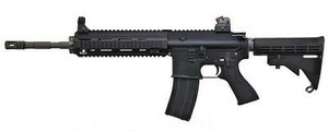 HK416DBlack WE ガスブローバックライフル HK416D BLACK 無刻印モデル