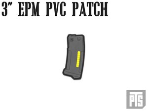 PTS-0051 【正規品】 PTS 3インチ EPM PVC パッチ BK