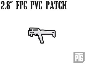 PTS-0058　【正規品】PTS 2.8インチ FPG PVC パッチ ホワイト
