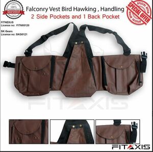 新品: Falconry Vest】キャンプ/アウトドア/狩猟/釣り！ 鷹匠ベスト キャンプベスト フィッシングベスト 射撃 シューティング ハンティング