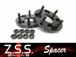 ☆Z.S.S. ワイドスペーサー 15mm 100 4穴 M12×P1.5 トヨタ ワイドトレッドスペーサー PCD100-4H