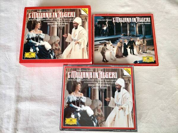 ロッシーニ【歌劇 アルジェのイタリア女】指揮 アバド CD2枚組 Rossini/Abbado L'ITALIANA IN ALGERI オペラ ウィーン・フィル