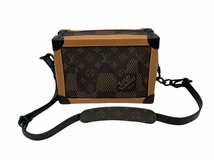 LOUIS VUITTON ルイヴィトン ダミエ ジャイアント ソフトトランク N40381 ショルダーバッグ LVスクエアードコレクション NIGO ブラウン/027_画像1