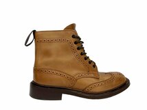 Tricker’s (トリッカーズ) MALTON モールトン カントリーブーツ ウイングチップ 7ホール 英国製 UK4.5 2508 ブラウン レディース/028_画像2