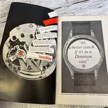 g352 watch&clock yearbook ウォッチ ＆ クロックブランド イヤーブック　1958年　時計　腕時計　雑誌　洋書　希少_画像3