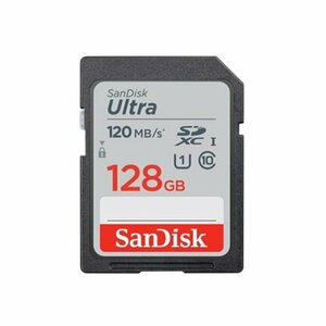 新品 SanDisk Ultra SDカード SDXC 128GB クラス10 UHS-I 120MB/s SDSDUN4-128G-GN6IN