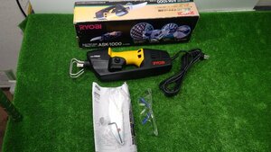 お庭のお手入れに★リョービ　RYOBI　電気ノコギリ　ASK-1000　コード式　保護メガネ　替刃付き　中古品