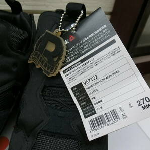 mastermind x Reebok 限定コラボ INSTA PUMP FURY AFFILIATES マスターマインド インスタ ポンプ フューリー リーボック US9 美品の画像2