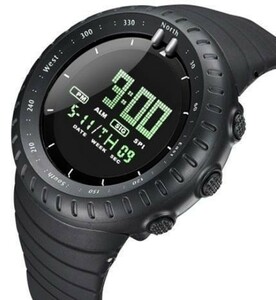  free shipping!#2022 new arrival!# Divers watch Black Face dot 50M waterproof 