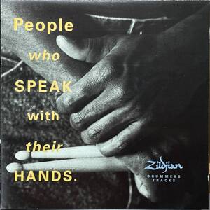 (C33Z)☆ジルジャンアーティストコンピ/Zildjian Drummers Tracks/People Who Speak With Their Hands/ドラム、シンバル☆