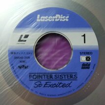 ★★LD POINTER SISTERS SO EXCITED★ポインターシスターズ ミュージックビデオ集 1986年リリース★★レーザーディスク[1705TPR_画像4