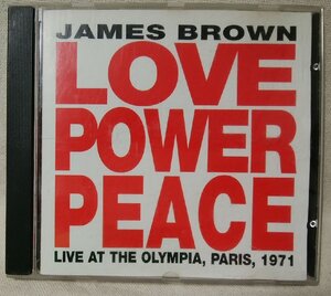 ★★JAMES BROWN LOVE POWER PEACE★1971年パリライブ収録!!★★CD [8743CDN