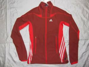 unused prompt decision Adidas Cocona fleece jacket S size tea red W39263