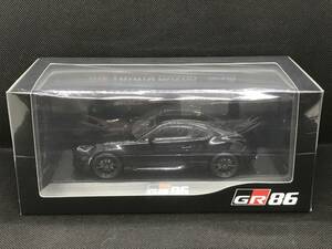 2021/10発売 非売品 新型 トヨタ GR 86 ハチロク カラーサンプル 1/30ミニカー クリアケース付 クリスタルブラックシリカ D4S