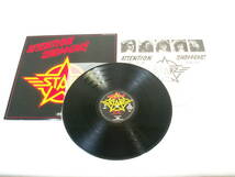 スターズ/黒い稲妻　STARZ/ATTENTION SHOPPERS!/1978 LP　国内盤　歌詞カード付_画像3