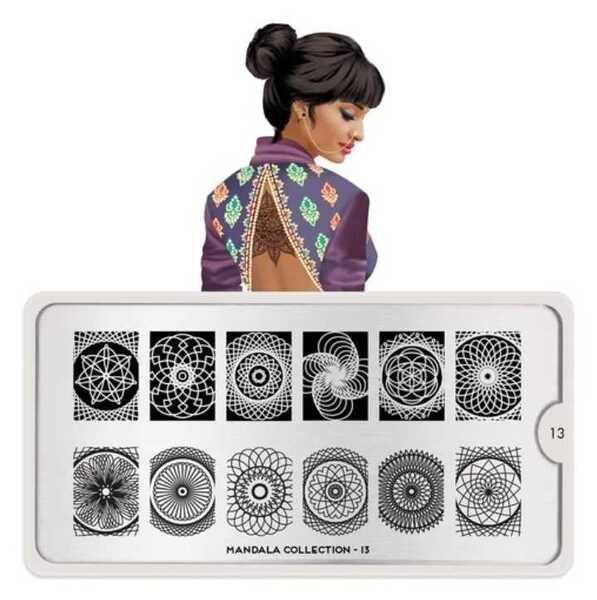 Moyou London ネイルスタンププレート MANDALA 13