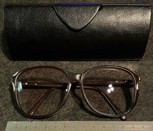 90s80s Vintage CELINE plastic frame .. Lizard pattern? tea / black we Lynn ton type sunglasses glasses 80 period 90 period Old Celine date glasses . Sune -k