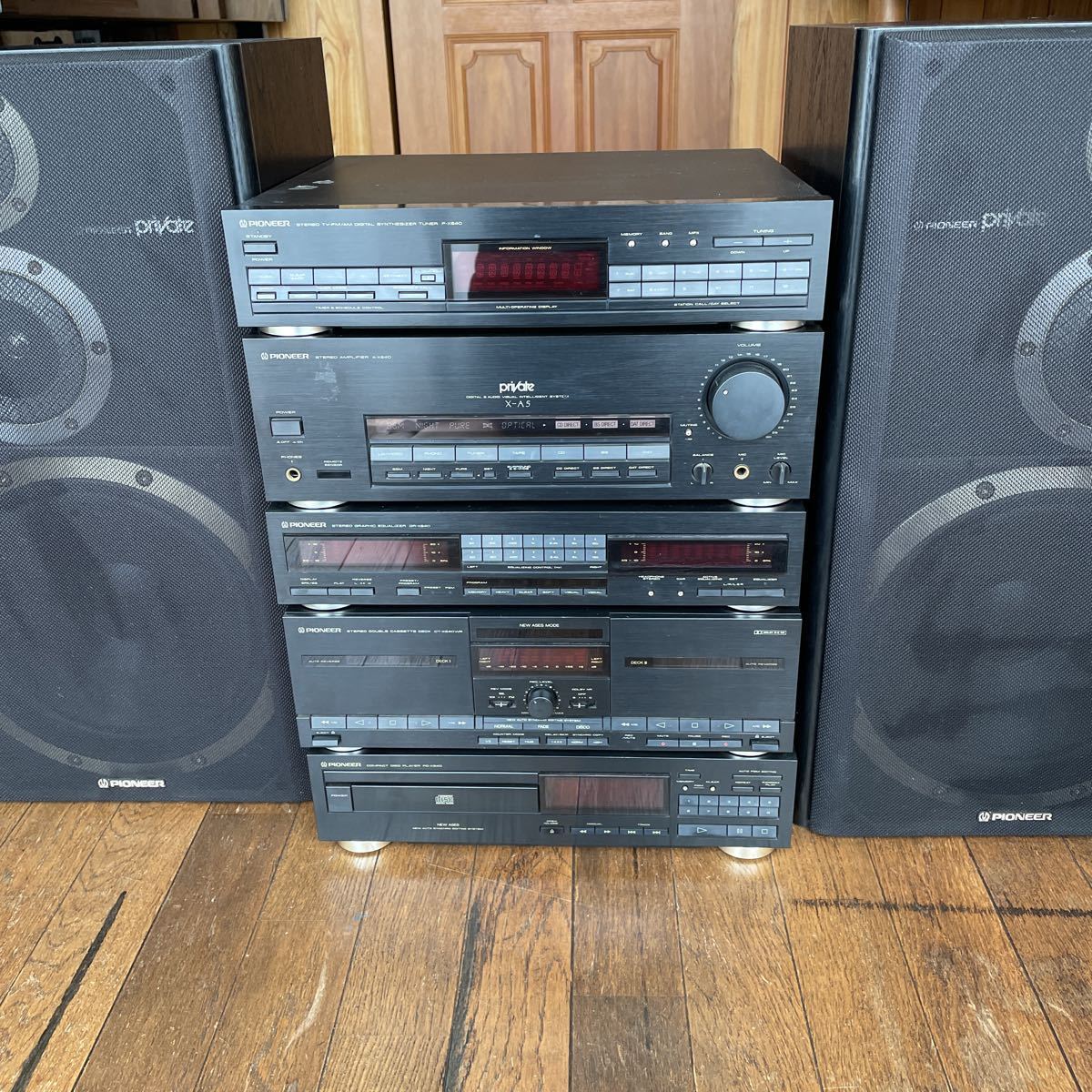 PIONEER パイオニア HITACHI システムコンポ5点セット(説明書付